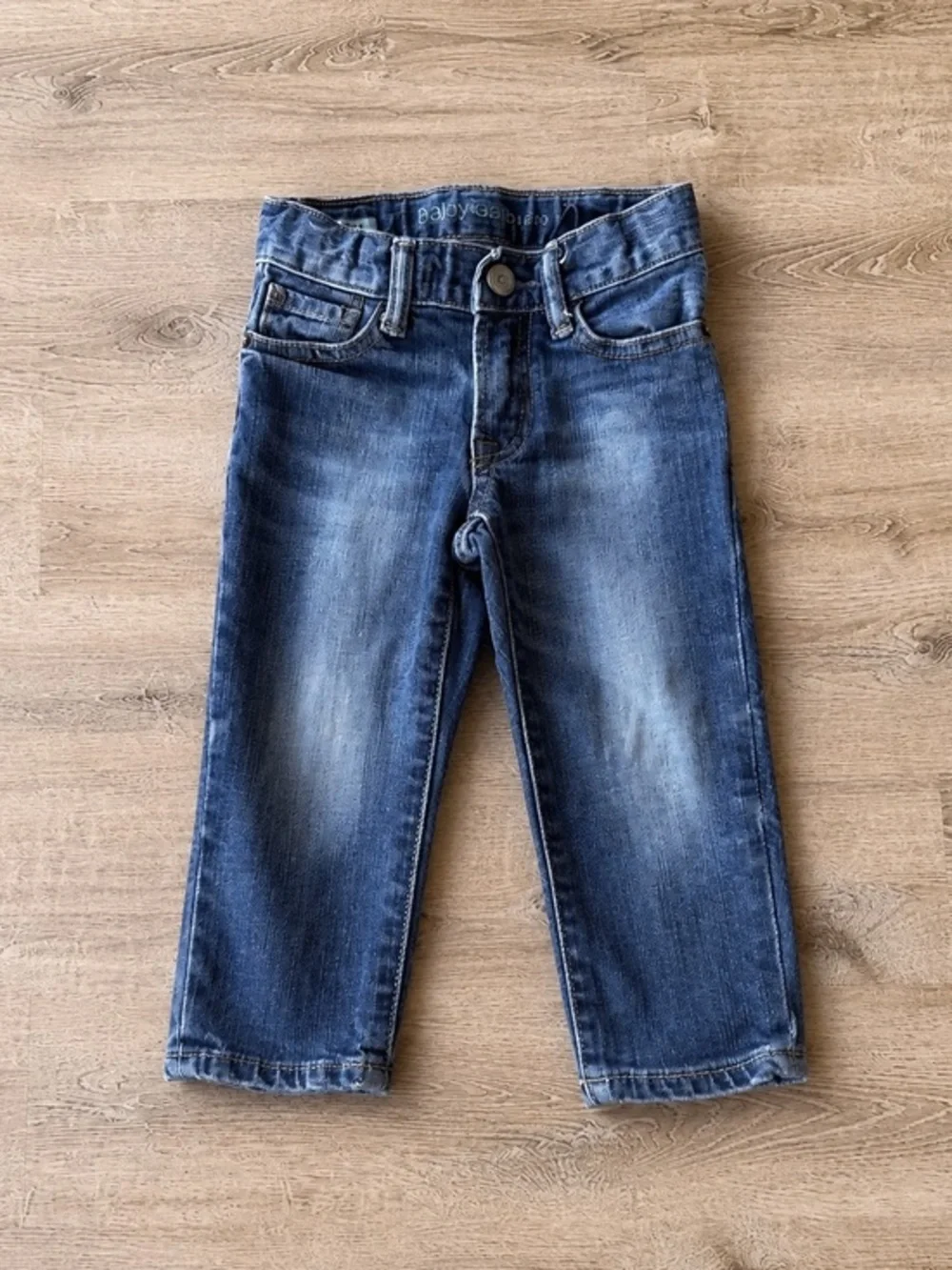 Baby Gap Skinny Jeans Toddler Boys 18-24M Medium Wash Denim Adjustable Waist